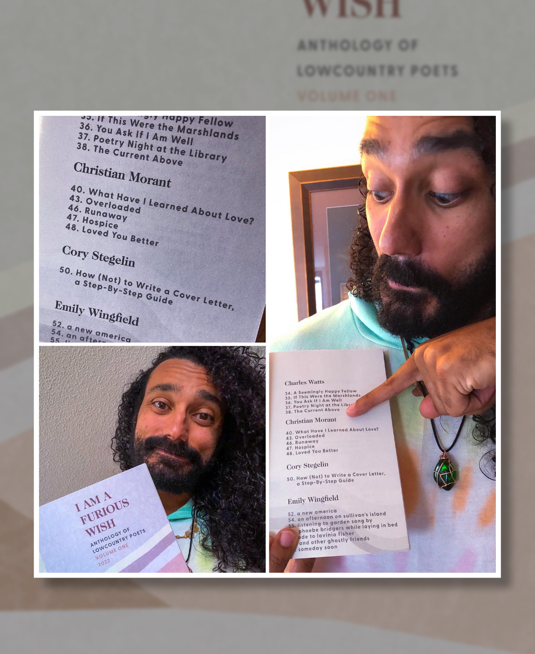 I Am A Furious Wish: Anthology of Lowcountry Poets, Volume 1